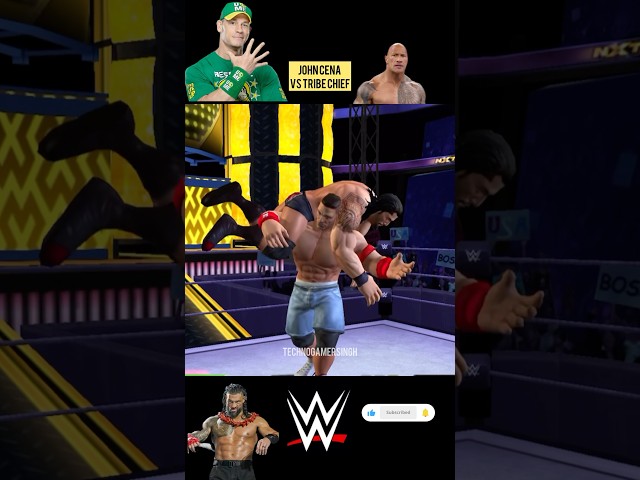 JOHN CENA last moves must watch roman gone #johncena #wwe #therock #wwefans #gaming #thegreatkhali