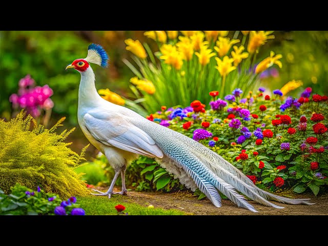 Bird Garden | Colorful Birds | Breathtaking Nature, Wonderful Bird Songs | Stress Relief and Healing