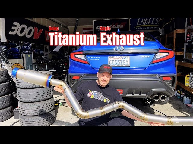 VB WRX titanium exhaust single exit Noble Performance スバル WRX S4