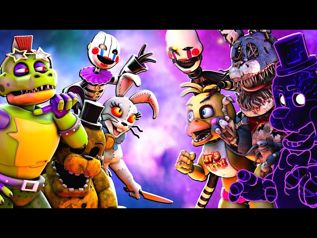 [SFM FNaF] Top 5 CRAZY Security Breach vs FIGHT Animations