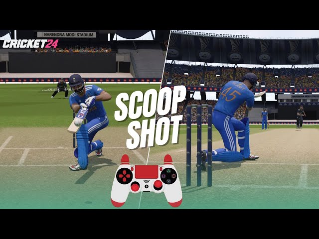 Cricket 24 Tutorial: Scoop Shot (Pro Ctrl)