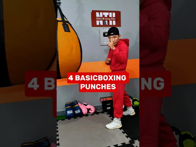 Learn the 4 Basic Boxing Punches Every Fighter Should Know  #BasicBoxing  #BoxingPunches #FightReady