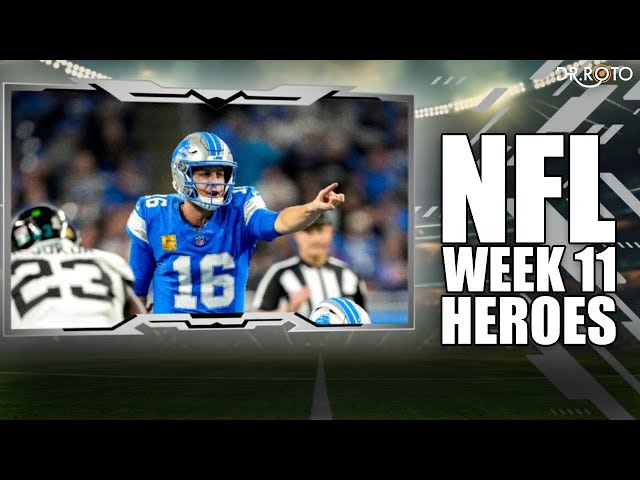 NFL Week 11 Highlights: Goff, Hill, Stafford & More! Best Performances | Dr.Roto