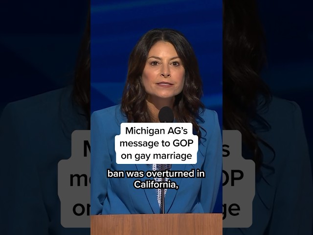 Michigan AG's message to GOP on gay marriage