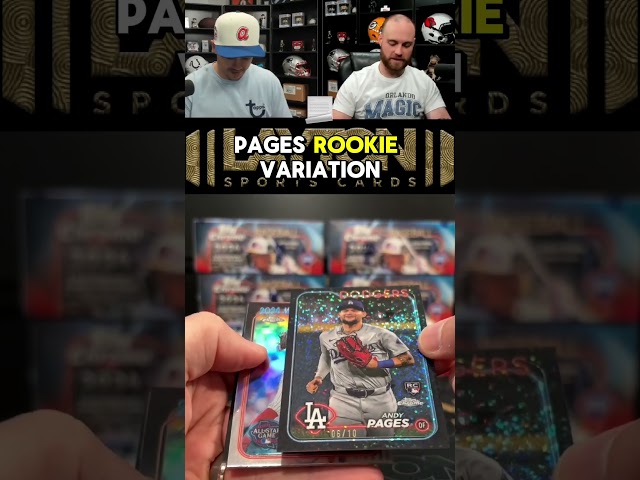 Dodgers -Andy Pages -Rookie Variation Auto 6/10 #livebreaks #boxbreaks #mlb #rookie #toppschrome