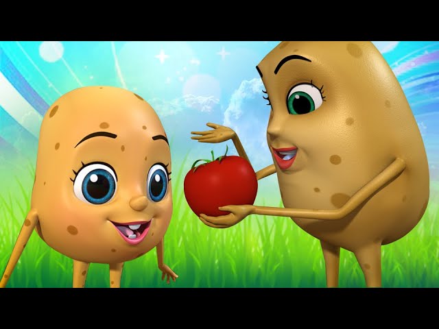 உருளைக் கிழங்கு செல்லக்குட்டியின் நிறங்கள் விளையாட்டு | Tamil Rhymes for Children | Infobells