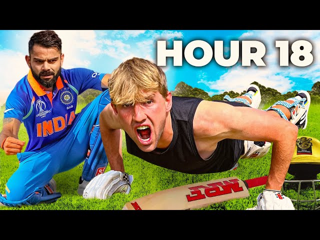 I Trained Like "Virat Kohli" For 24 Hours! (It worked!)