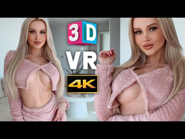 [VR 3D 4K] YesBabyLisa - CUTE VIRTUAL GIRLFRIEND  - PRESENT UNBOXING - 180/360 DEGREE