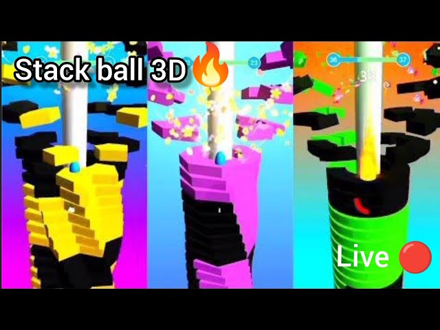 Playing stack ball 3D game play 🏀🏀🎮🎮😍😍🔥 #shorts #gaming #ytshorts #@Anjali_official_09