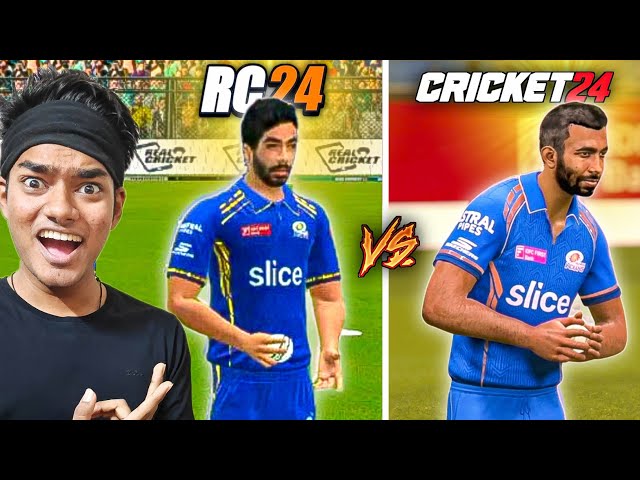 RC24 🆚 CRICKET 24 - Which Game is More Realistic???