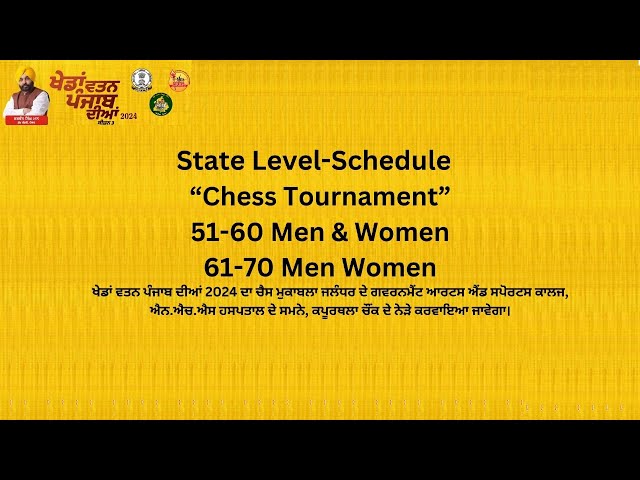 51-60 & 61-70 women , Kherdian Watan Punjab Dia 2024 : Chess State Level