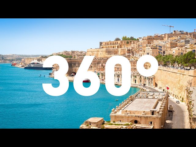 Visit Europe | 360-degree visit of Valletta, Malta