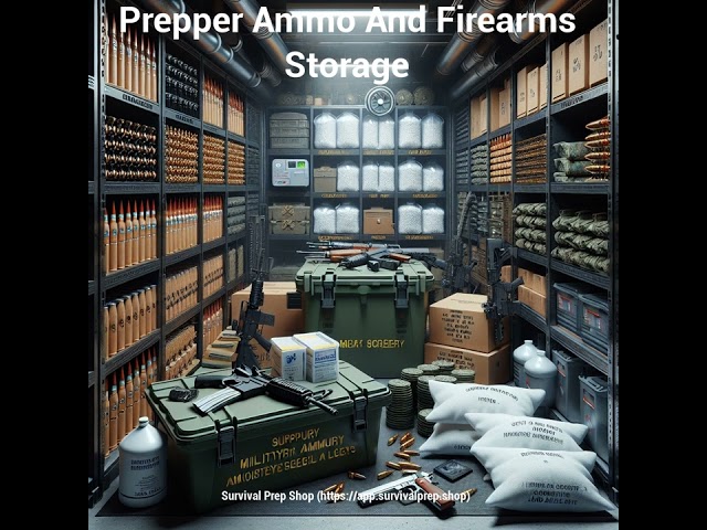 Prepper Ammo And Firearms Storage