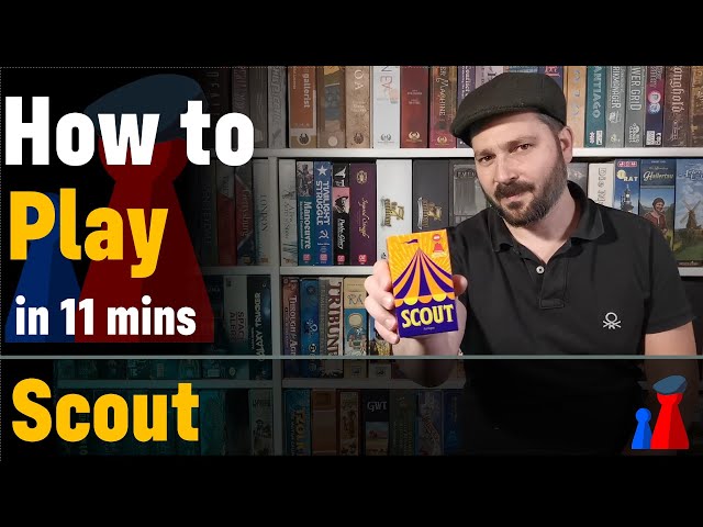 How to play Scout boardgame - Full teach + Visuals - Peaky Boardgamer