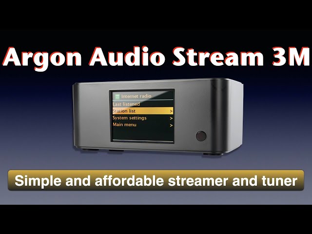 Argon Audio Stream 3M, streamer with DAB+ and FM