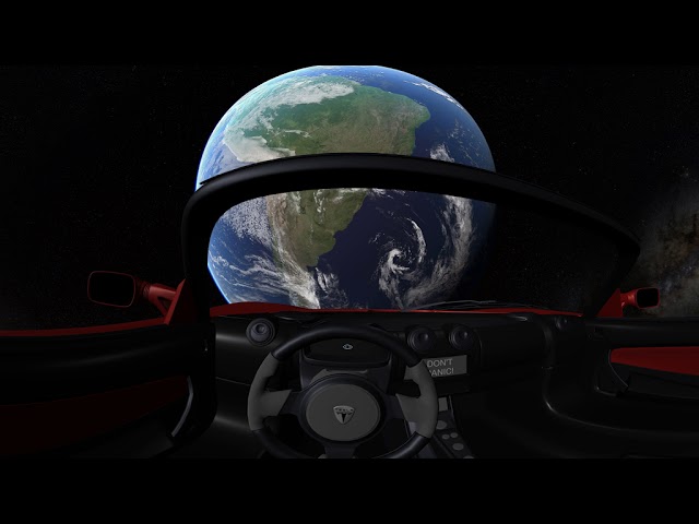 360 VR Experience: Elon Musk's Tesla in Space!