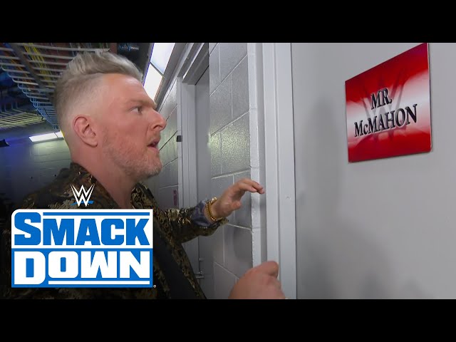 Pat McAfee chases Austin Theory into Mr. McMahon’s office: SmackDown, April 1, 2022