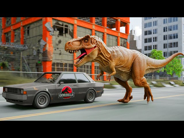 🔴The Vampire T-Rex’s Rampage! Jurassic Dinosaurs Unite for Epic Rescue Adventure!