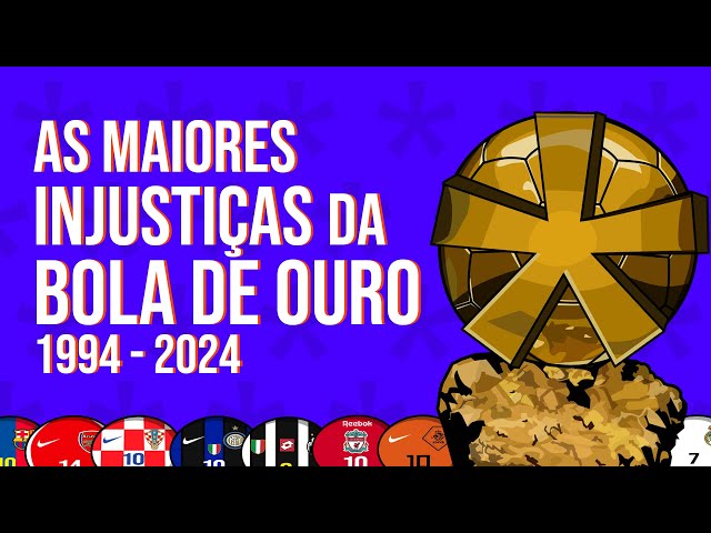 AS MAIORES INJUSTIÇAS DA HISTÓRIA DA BOLA DE OURO!