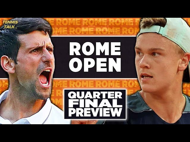 Novak Djokovic vs Holger Rune | Rome Open 2023 Quarter Final | Tennis Talk Preview