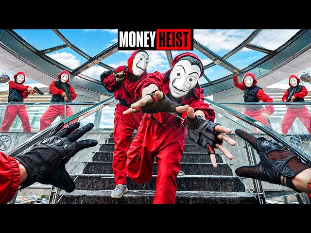 PARKOUR VS MONEY HEIST! 6 | BAD GUYS: No ESCAPE, POLICE closed all exits (BELLA CIAO REMIX) Epic POV