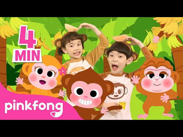 FASTER Version of Monkey Banana | 2x FASTER | Baby Monkey | Pinkfong Songs for Children