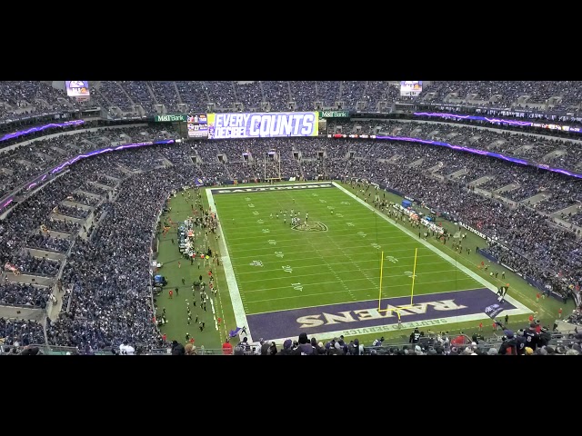 Texans @ Ravens-Fanfare