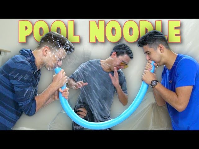 Pool Noodle Face Off!