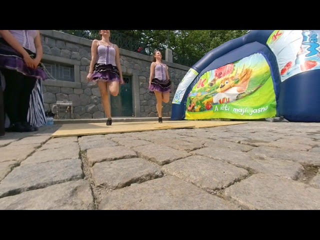 180 VR - Prague - Ratolest Fest - Irish dance 02 by Vltava river 2019