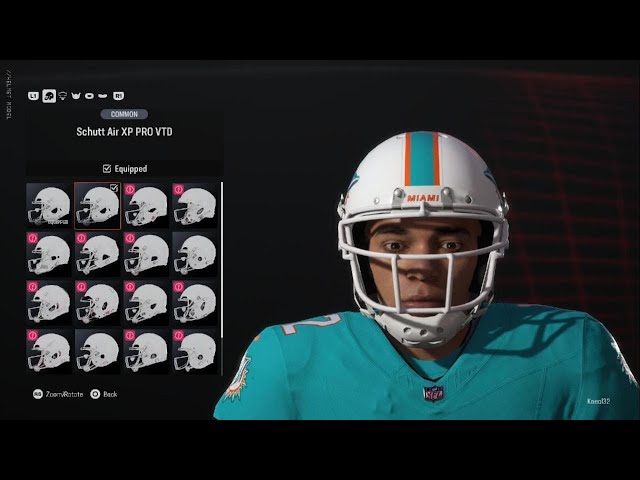 Madden NFL 25 Create a Player options  and gear