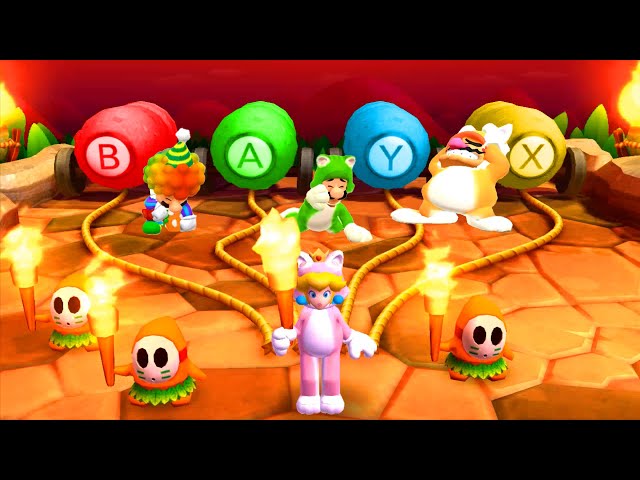 Mario Party The Top 100 Minigames - Peach Wins By Doing Absolutely Everything