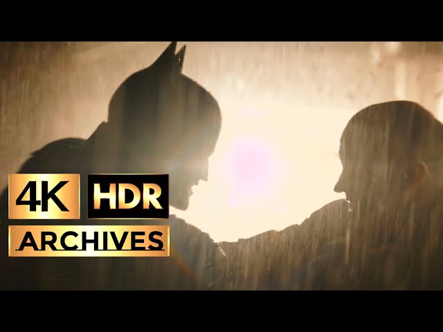 The Batman [ 4K - HDR ] First Fight Scene "I Am Vengeance" (2022)