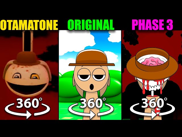 360° VR Incredibox Sprunki Otamatone vs Original vs Phase 3