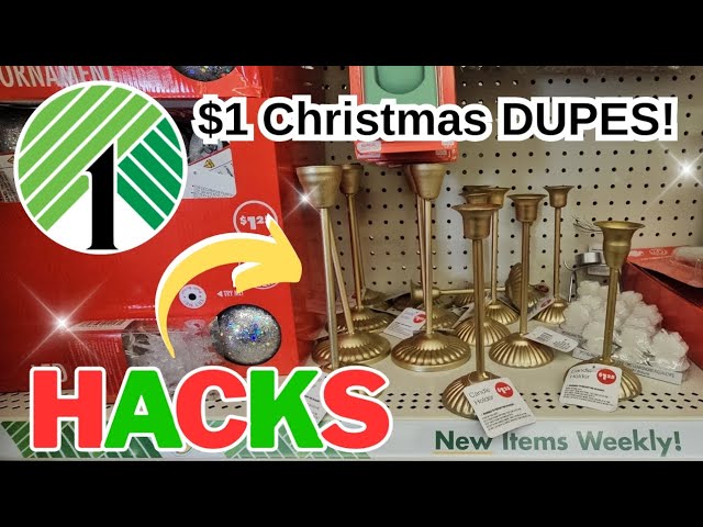 GENIUS 🤯 Dollar Tree DIY Crafts | Christmas DIY Crafts High-End Dupes