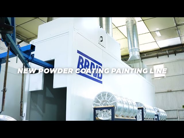 BRAID WHEELS - NEW POWDER COATING PAINTING LINE