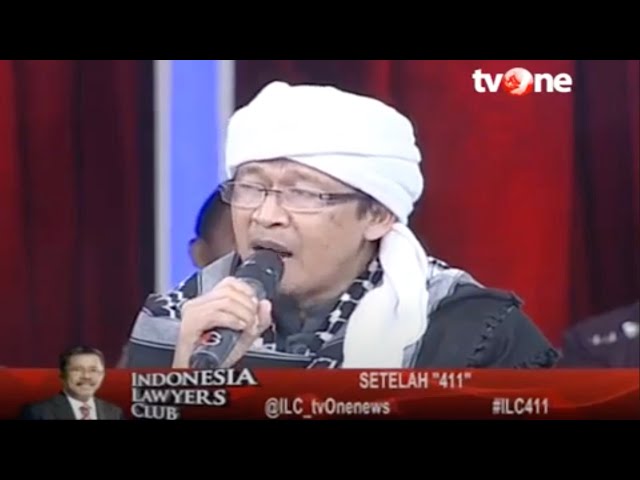 Pernyataan Bijak Aa Gym di ILC tvOne Soal Aksi Damai 4 November