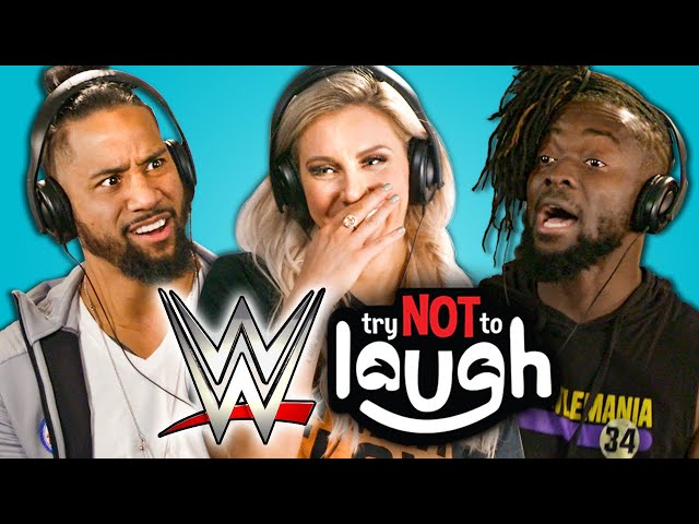 WWE Superstars React To Try Not To Laugh Challenge