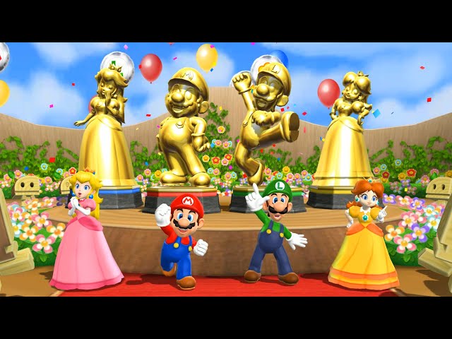 Mario Party 9 - Special Step It Up| Everybody Won| Peach, Mario, Luigi, Daisy