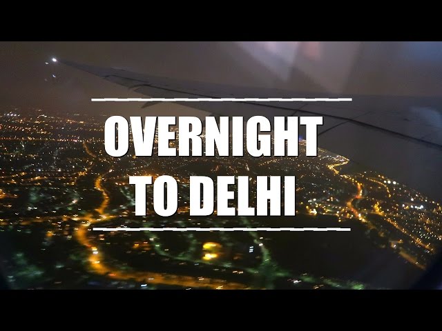 On our way to Singapore : Overnight flight to India