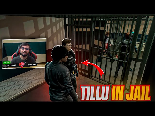 Tillu In Jail??😱Funny Highlight #gtarp