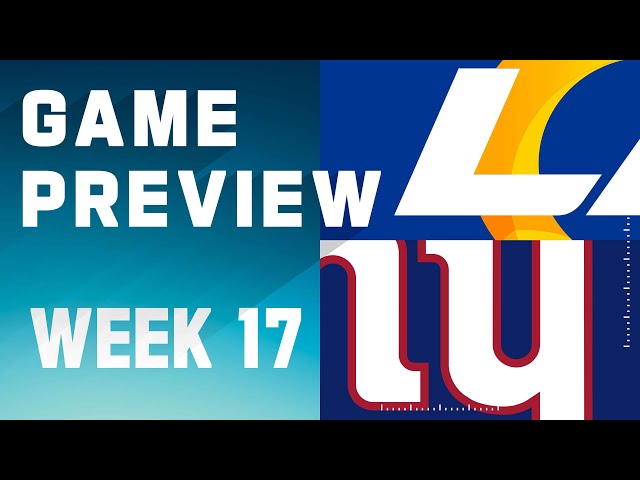 Los Angeles Rams vs. New York Giants | 2023 Week 17 Game Preview