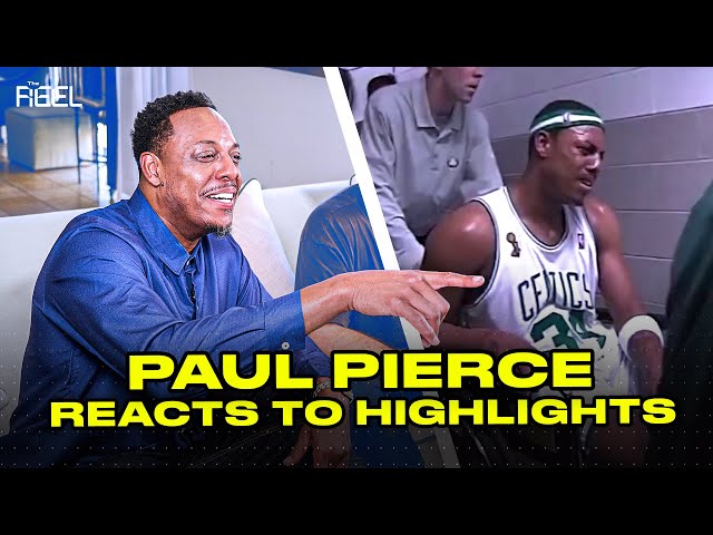 Paul Pierce Reacts To Paul Pierce Highlights!