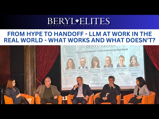 PANEL - From Hype To Handoff - LLMs at Work in the Real World - What Works and What Doesn't?