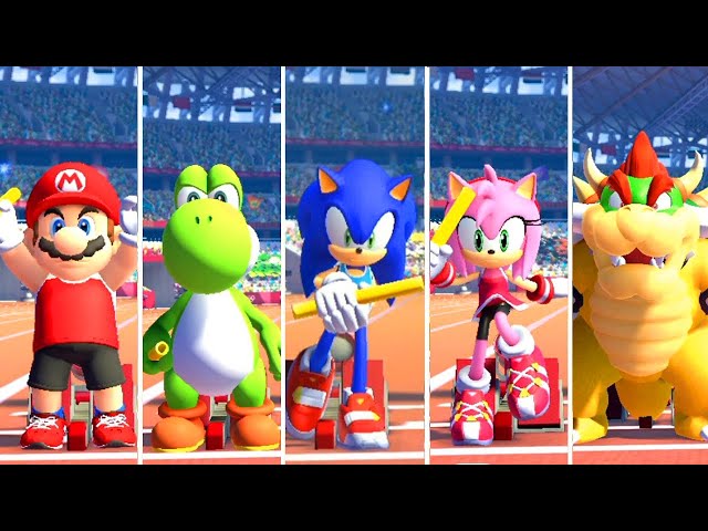 Mario & Sonic at the Olympic Games Tokyo 2020 - Athletics (All Characters)