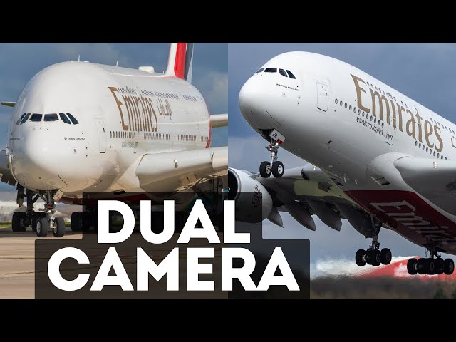 TWO CAMERAS are BETTER than One for Plane Spotting at Manchester Airport