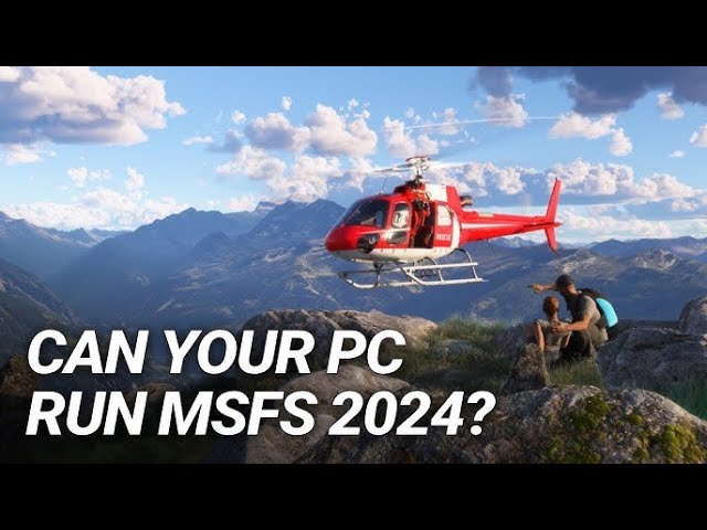 Microsoft Flight Sim 2024 100 + FPS.