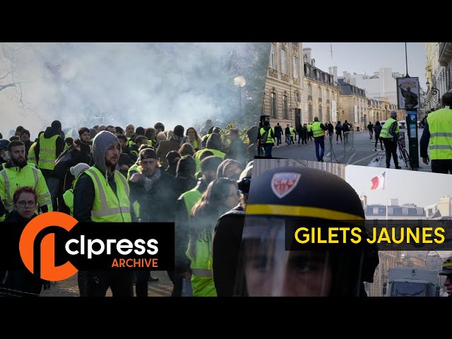 ARCHIVE - Yellow Vests: first demonstration on the Champs-Élysées