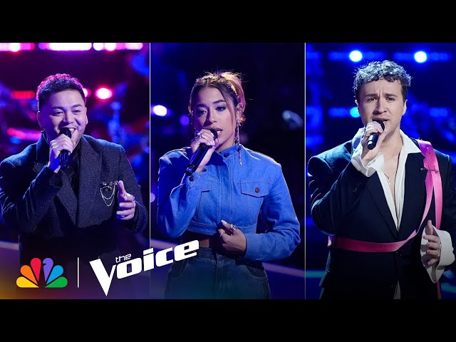 Jeremy Beloate, Kiara Vega and Sofronio Vasquez Get Standing Ovations from Coach Bublé | The Voice