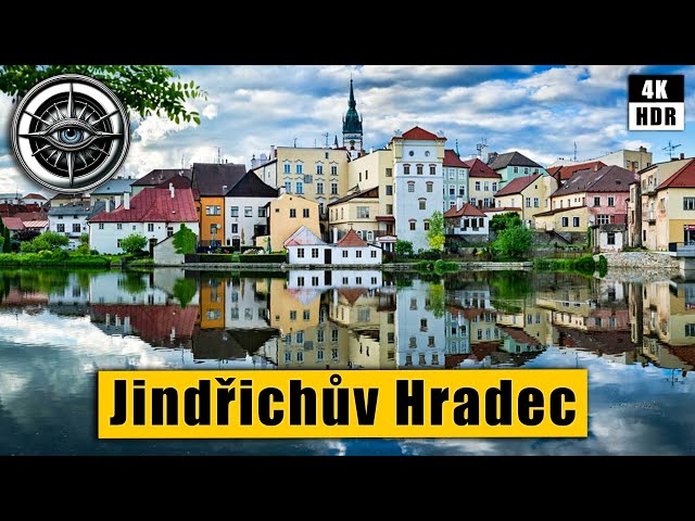 Walking tour of Jindřichův Hradec, a real jewel of the Czech Republic 🇨🇿 4k HDR ASMR