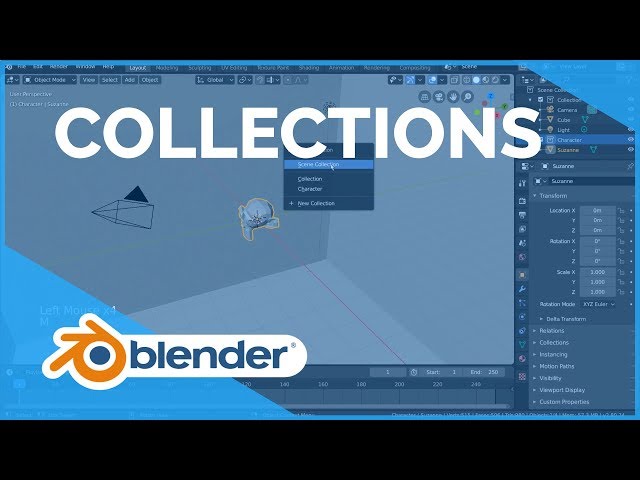 Collections - Blender 2.80 Fundamentals